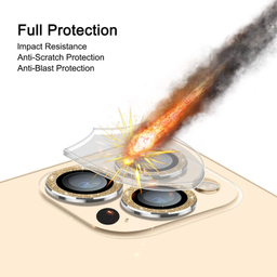 محافظ لنز دوربین بوف مدل Diamond-Luxury-G مناسب برای گوشی موبایل اپل iphone 13 Pro Max / 13 Pro