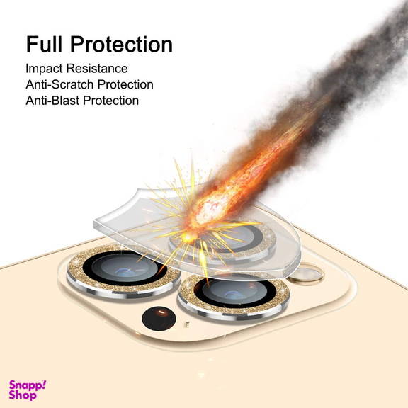 محافظ لنز دوربین بوف مدل Diamond-Luxury-G مناسب برای گوشی موبایل اپل iphone 13 Pro Max / 13 Pro