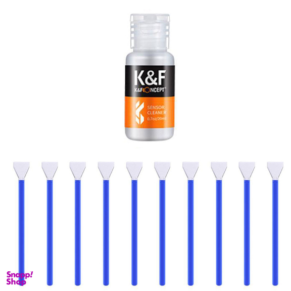 کیت تمیز کننده سنسور دوربین کی اند اف مدل SKU1616 حجم 20 میلی لیتر بسته 10عددی