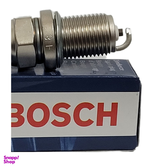 شمع خودرو بوش مدل تک پلاتین پایه کوتاه کد FR7DC (+8) Germany بسته 4 عددی