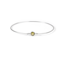 بنگل نقره زنانه مدل سیمین کد 063