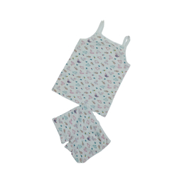 رکابی و شورت دخترانه مدل بندی کد 55002