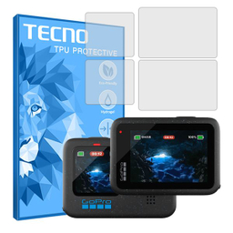 محافظ صفحه نمایش شفاف دوربین تکنو مدل HyGEL مناسب برای دوربین فیلم برداری گوپرو Hero 12 Black بسته 2 عددی