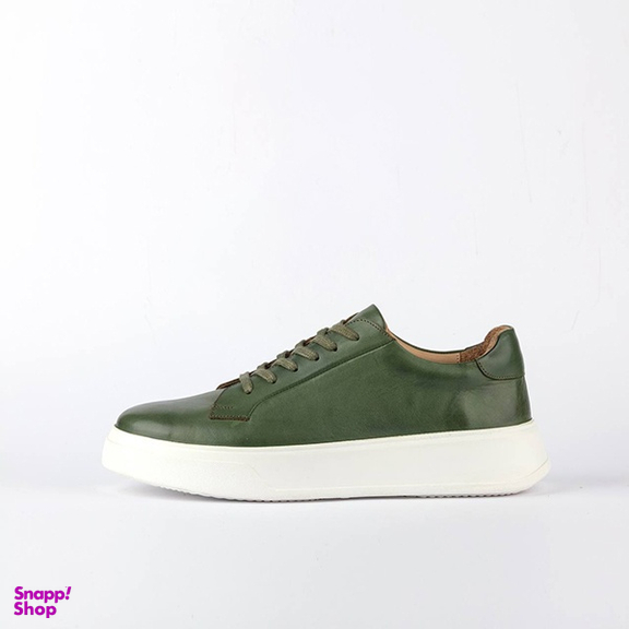 کفش مردانه پانوپا مدل ونس چرم 017 رنگ مشکی