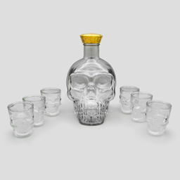 سرویس 7 پارچه پارچ و لیوان طرح اسکلت