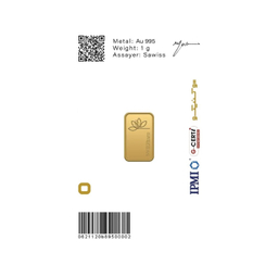 شمش طلا 24 عیار توکنیکو کد 01