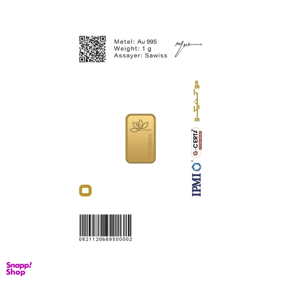 شمش طلا 24 عیار توکنیکو کد 01