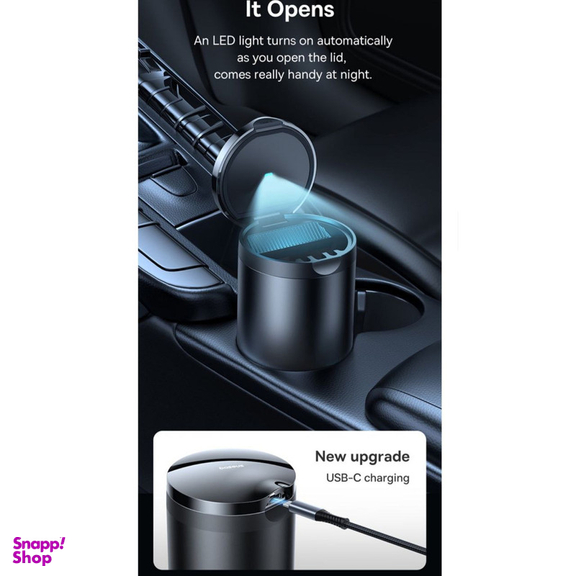 زیر سیگاری خودرو بیسوس مدل Premium 2 Series YHG-01