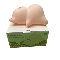 چراغ خواب سیلیکونی کودک طرح خوک خوابیده