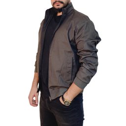 کاپشن مردانه مدل دورو کد 117 رنگ مشکی ذغالی