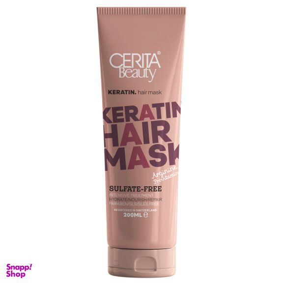 ماسک مو سریتا مدل Keratin حجم 200 میلی لیتر