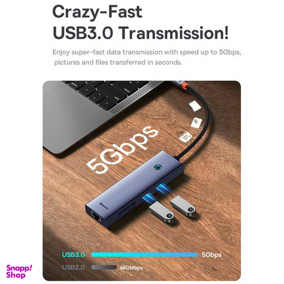 هاب 7 پورت Type-C بیسوس مدل BS-OH112