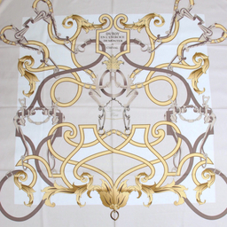 روسری زنانه آنالیا مدل ابریشم دور دست دوز کد 6057