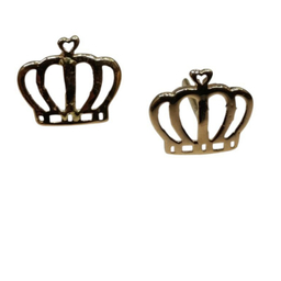 گوشواره طلا 18 عیار زنانه مدل تاج