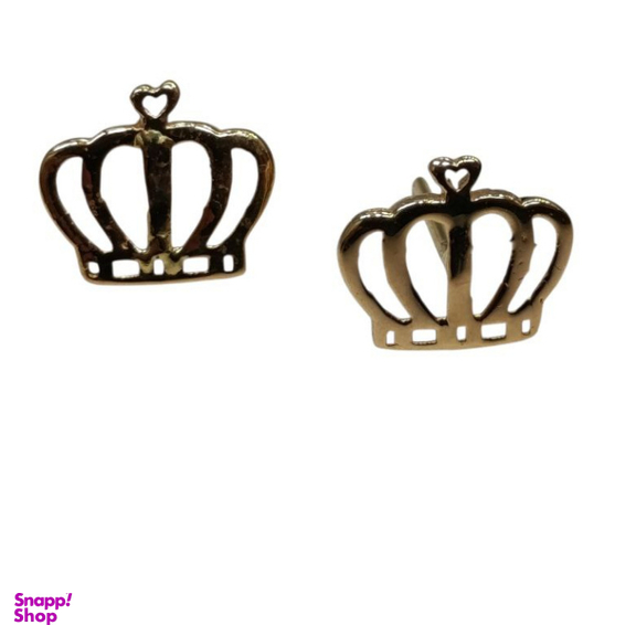 گوشواره طلا 18 عیار زنانه مدل تاج