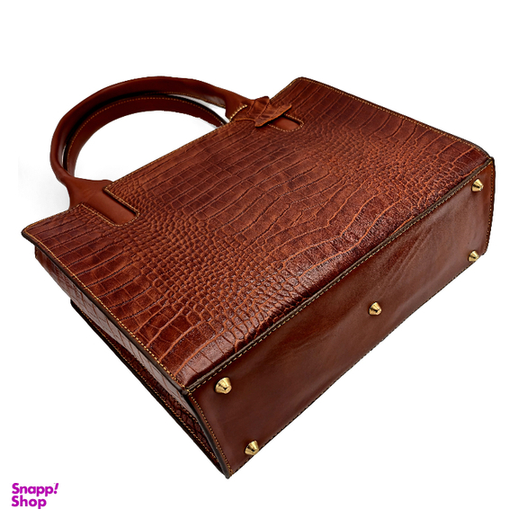 کیف چرم طبیعی زنانه کروکو مدل fateh 129