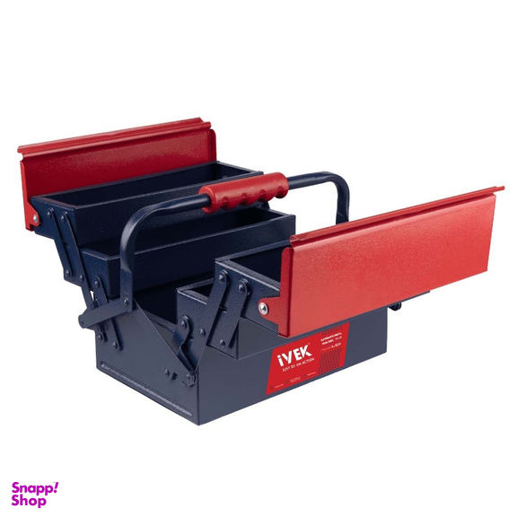 جعبه ابزار فلزی 30 سانتی متر سه‌ طبقه ایوک کد K-8251