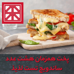 ساندویچ ساز دسینی مدل دو کاره 1400