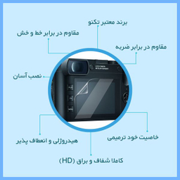 محافظ صفحه نمایش شفاف دوربین تکنو مدل HyGEL مناسب برای دوربین عکاسی کانن  EOS R6 بسته 3 عددی