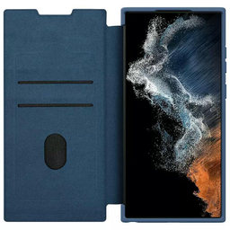 کیف کلاسوری نیلکین مدل Qin Pro Plain Cloth مناسب برای گوشی موبایل سامسونگ Galaxy S23 Ultra