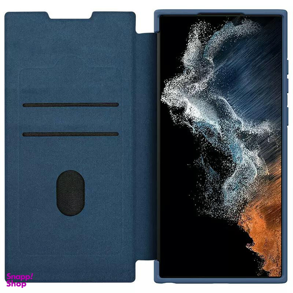 کیف کلاسوری نیلکین مدل Qin Pro Plain Cloth مناسب برای گوشی موبایل سامسونگ Galaxy S23 Ultra