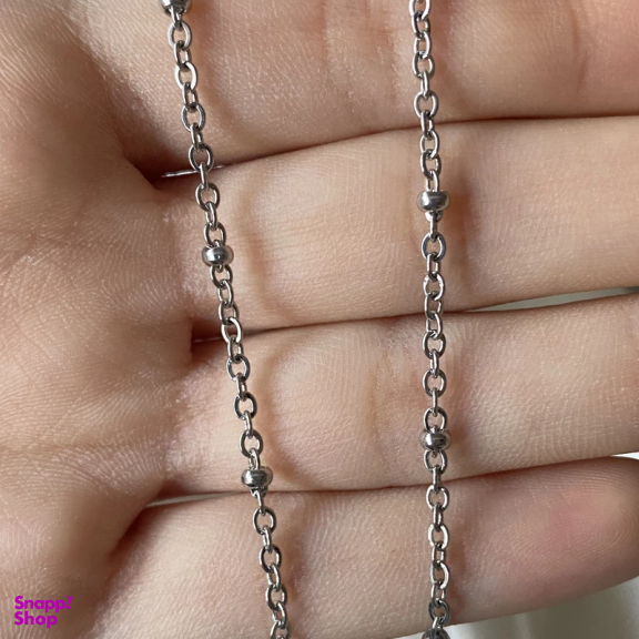 گردنبند زنجیر زنانه مدل توپی کد T1