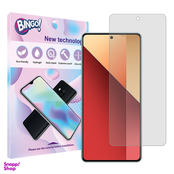محافظ صفحه نمایش شفاف بینگو مدل Toughمناسب گوشی موبایل شیائومیRedmi Note 13 Pro