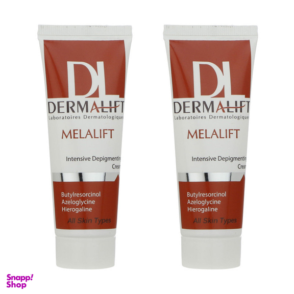 کرم روشن کننده درمالیفت مدل Melalift حجم 40 میلی لیتر مجموعه 2 عددی