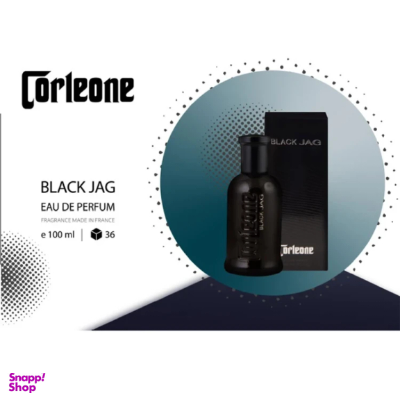 ادوپرفیوم مردانه کورلئونه مدل Black Jag حجم 100 میلی لیتر