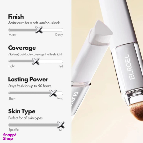 کرم پودر استیکی الروال مدل Blanc رنگ Medium حجم 12 میلی‌ لیتر