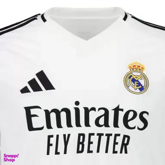 ست تی شرت و شلوارک ورزشی پسرانه مدل رئال مادرید Home 2025