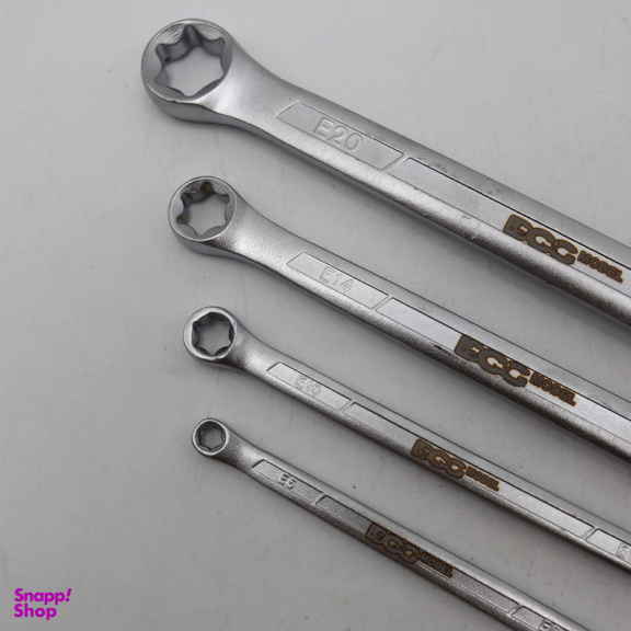 آچار دو سر رینگی مدل داگ کد YP-E06-E24MM مجموعه 4 عددی