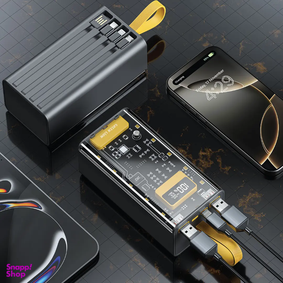 پاوربانک گرین لاین مدل Transparent Pro ظرفیت 30000 میلی آمپر ساعت