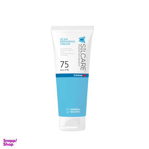 کرم ترمیم کننده پوست سیلکر مدل Scar Repairing حجم 75 میلی لیتر