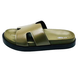 صندل طبی مردانه دوریس مدل پژمان کد 04 رنگ سبز زیتونی