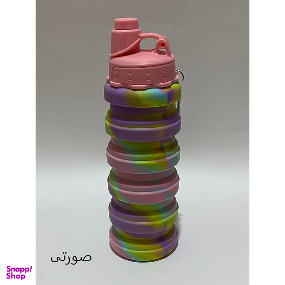 قمقمه سیلیکونی مدل تاشو کد GHCAB گنجایش 0.5 لیتر