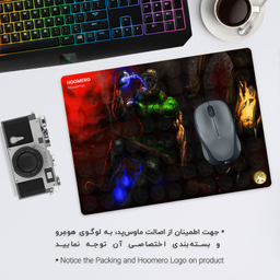 ماوس پد هومرو مدل A4052 طرح بازی DOOM