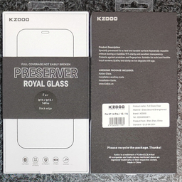 محافظ صفحه نمایش کی -زد دوو مدل Full-Glass-k مناسب برای گوشی موبایل اپل iPhone 16/ 15/ 14 Pro