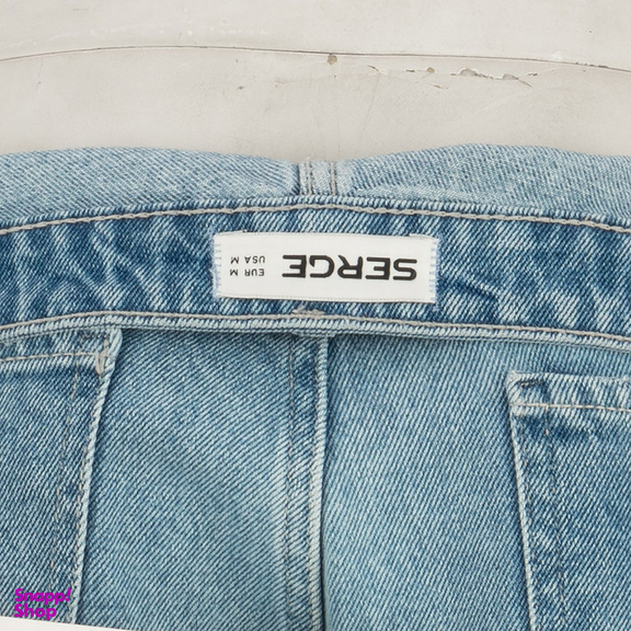 شلوار جین زنانه سرژه مدل 221124 رنگ آبی