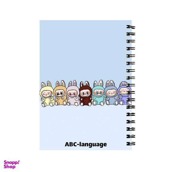 دفتر زبان 60 برگ طرح عروسک فانتزی لبوبو کد 0256