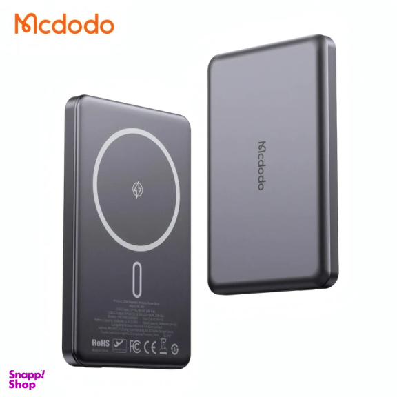 پاوربانک مغناطیسی مک دودو مدل MC-464 PD 20W ظرفیت 5000 میلی آمپر ساعت