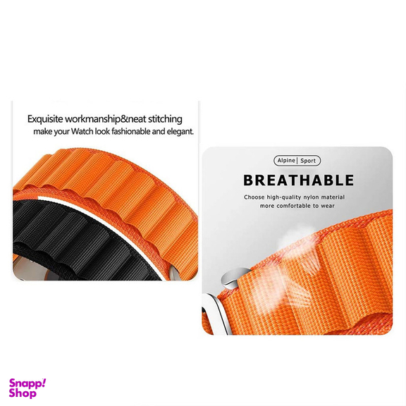 بند اپیکوی مدل Alpine Loop مناسب برای اپل واچ سری 1/2/3/4/5/6/7/8/SE/Ultra سایز 42/44/45/49 میلی متری