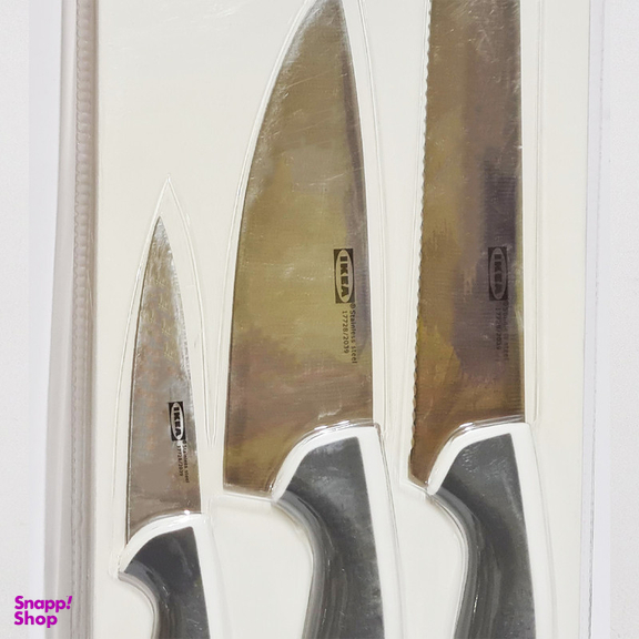 چاقوی آشپزخانه ایکیا مدل Andlig کد 702.576.24 مجموعه 3 عددی