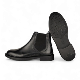 نیم بوت مردانه چرم کاکتوس مدل S۴۰۲۹ رنگ مشکی