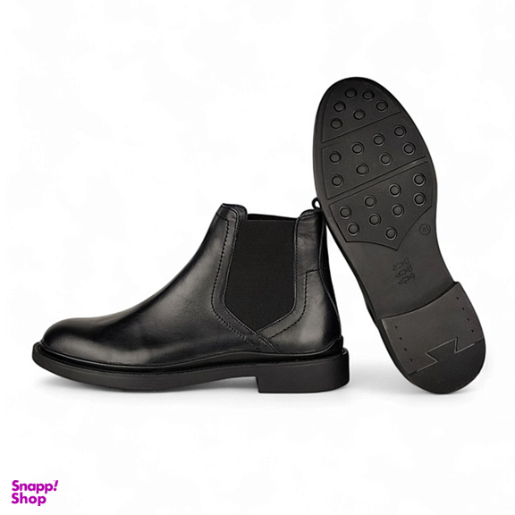 نیم بوت مردانه چرم کاکتوس مدل S۴۰۲۹ رنگ مشکی