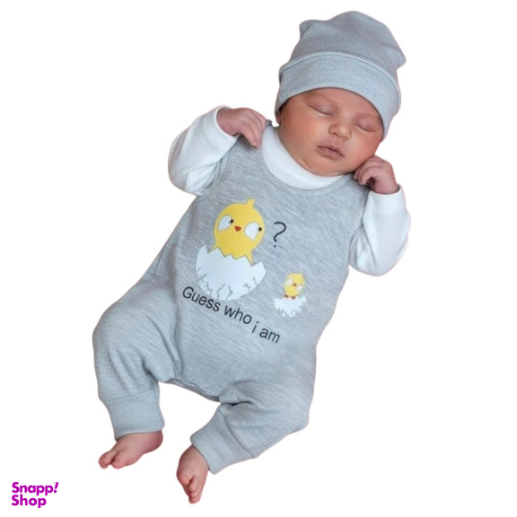 ست سه تکه نوزاد طرح جوجه کد 116