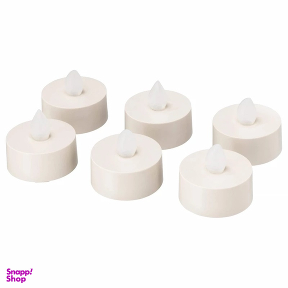 شمع ال ای دی ایکیا مدل Godafton بسته 6 عددی