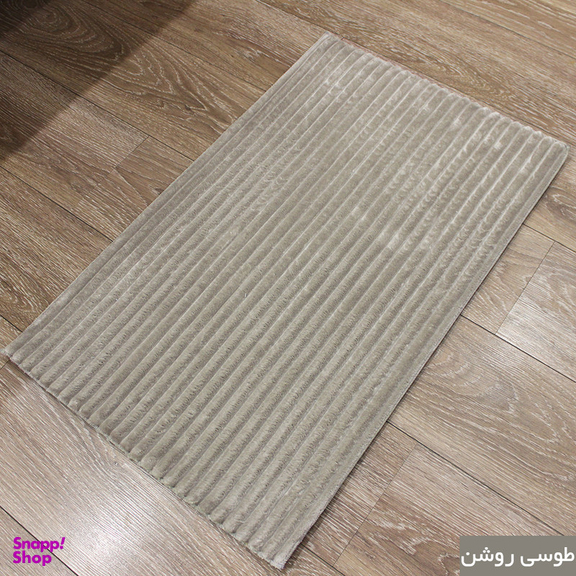 پادری شاران هوم مدل 3 لایه اسفنج دار طرح مخمل ویژه سایز 50×100 سانتی متر