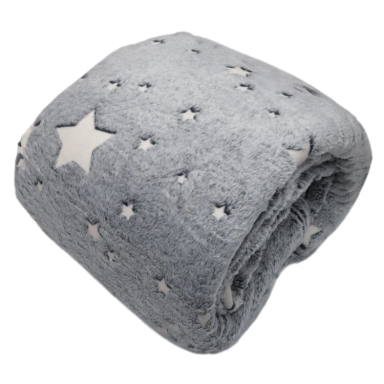 پتو مسافرتی مدل شبنما طرح ستاره سایز 210×150 سانتی متر