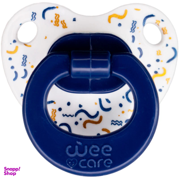 پستانک ارتودنسی وی کر مدل مات چاپدار joyful سایز 6-12 ماه کد Wee Care-P122